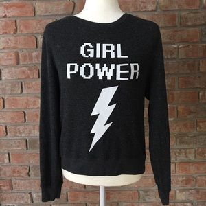 Wildfox “Girl Power” comfy sweatshirt